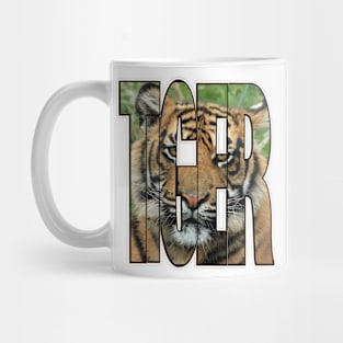 TIGER Letters & Tiger Portrait: A Creative Harmony Mug